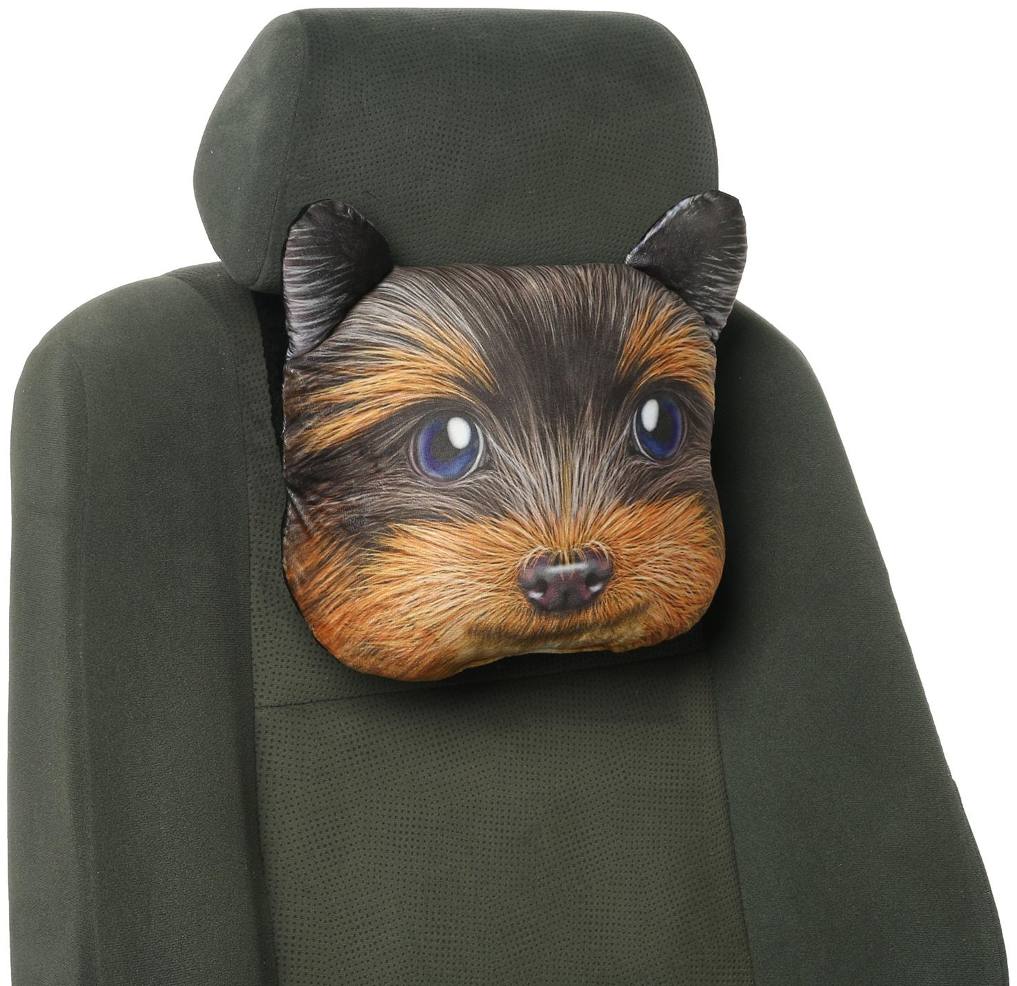 Подушка на подголовник МАТЕХ ANIMALS LINE, Йорик, 30 х 25 х 10 см, коричневый, серый