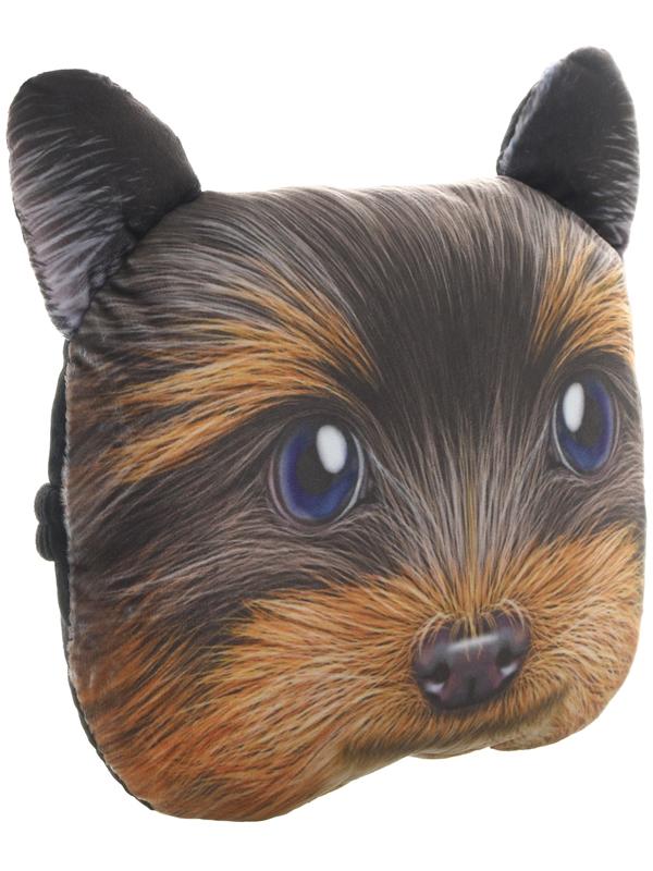 Подушка на подголовник МАТЕХ ANIMALS LINE, Йорик, 30 х 25 х 10 см, коричневый, серый