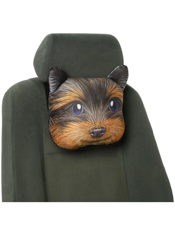 Подушка на подголовник МАТЕХ ANIMALS LINE, Йорик, 30 х 25 х 10 см, коричневый, серый