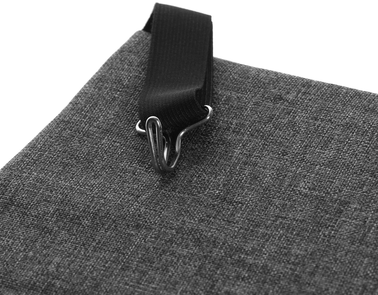 Подушка автомобильная МАТЕХ ECOLOGY LINE, 40 х 40 х 5 см, лузга гречихи, темно-серый