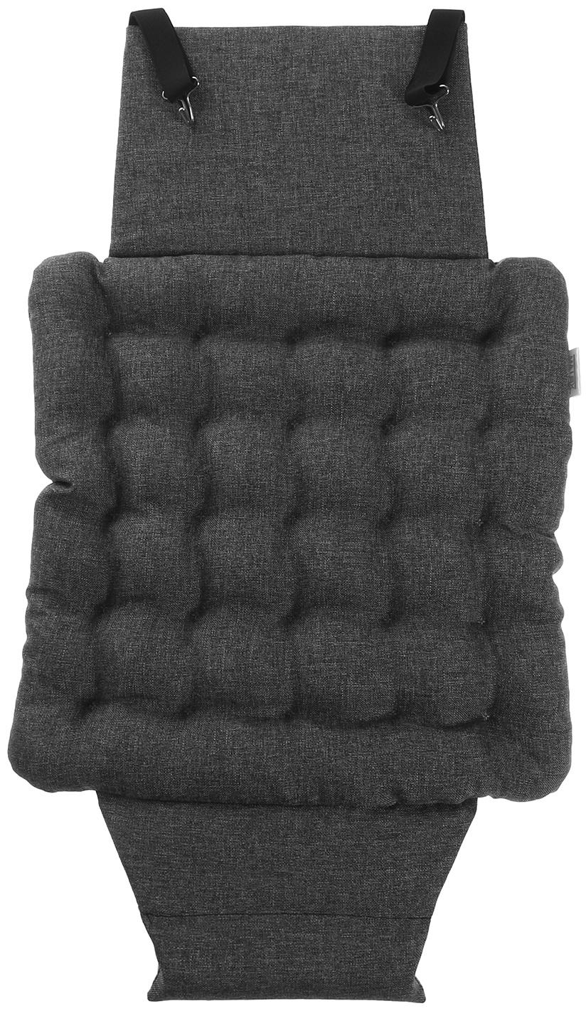 Подушка автомобильная МАТЕХ ECOLOGY LINE, 40 х 40 х 5 см, лузга гречихи, темно-серый