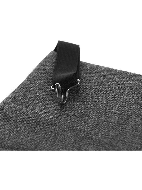 Подушка автомобильная МАТЕХ ECOLOGY LINE, 40 х 40 х 5 см, лузга гречихи, темно-серый