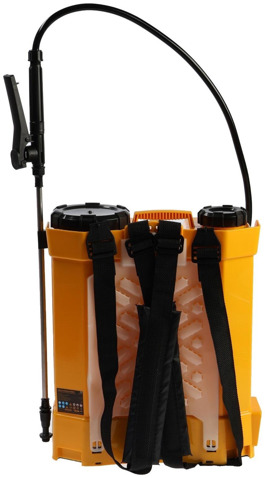 Опрыскиватель аккумуляторный Denzel D-12LA, 12 В, 8 Ач, 12 л, штанга 470-820 мм, до 5 часов