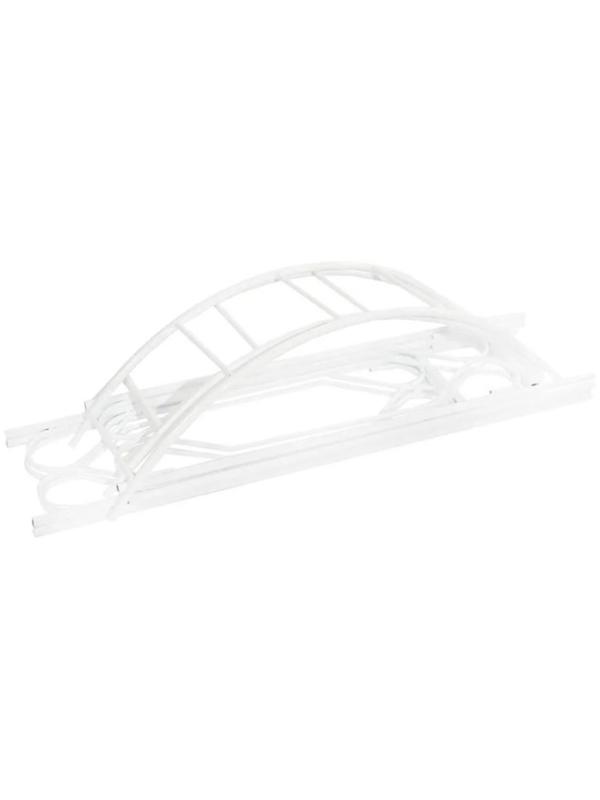 Арка садовая, разборная, 240 × 110 × 20 см, металл, белая, «Ромб-2»