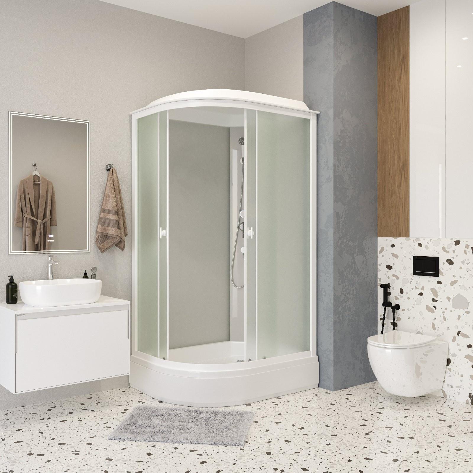 Душевая кабина Niagara Promo P90/80/26R/MT, 90х80х215 см, поддон 26 см, правая