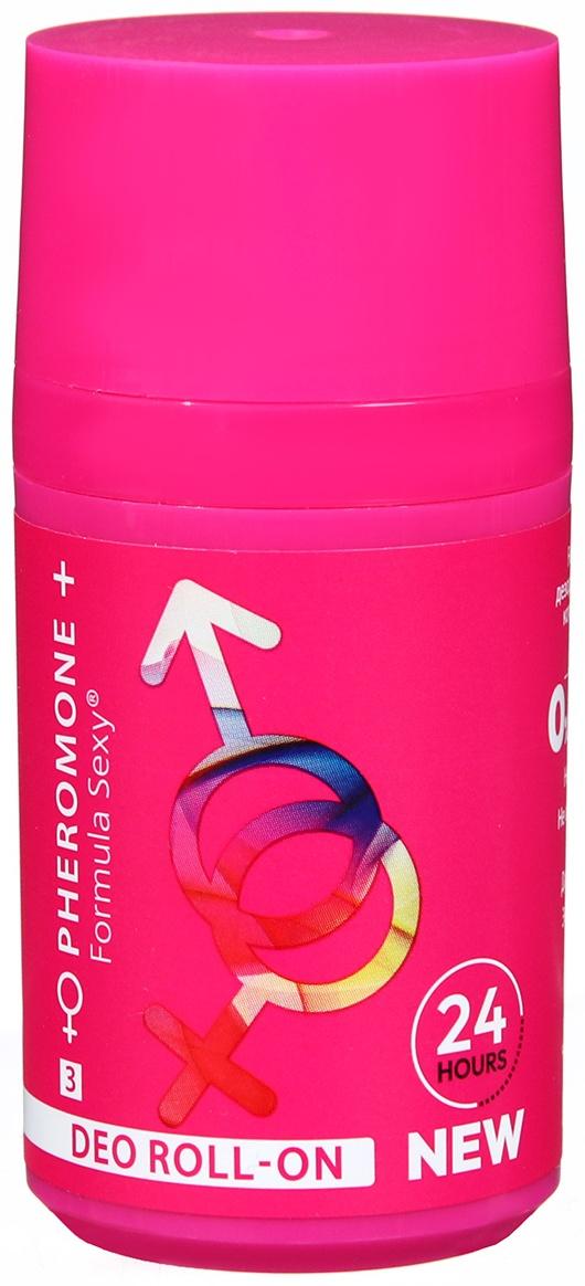 Дезодорант женский роликовый Formula Sexy №3 с ферамонами, 50 мл