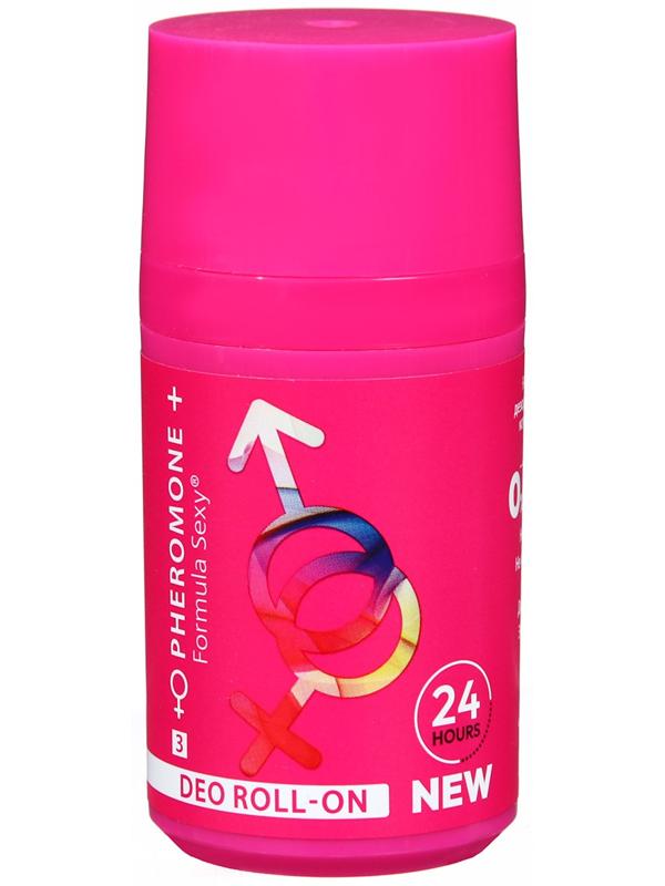 Дезодорант женский роликовый Formula Sexy №3 с ферамонами, 50 мл