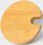 Крышка для ёмкостей Доляна, d=6 см, с ручкой, бамбук