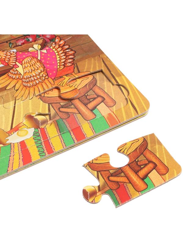 Книга-пазл «Курочка Ряба», 2 в 1