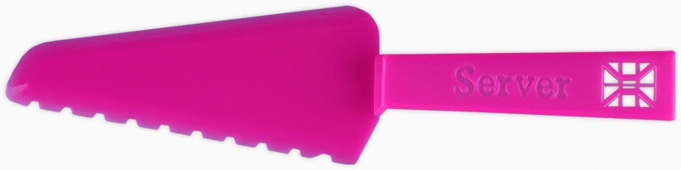 Свечи в торт в наборе с лопаткой для торта «С Днём Рождения», розовая лопатка, 17 х 27,7 см