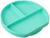 Тарелка детская 3 секции, Крошка Я, 20,5х19х3, бирюзовый