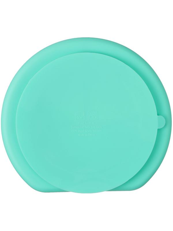 Тарелка детская 3 секции, Крошка Я, 20,5х19х3, бирюзовый