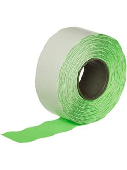 Этикет-лента 26х16 зел волна 1000шт/рул 10рул/уп