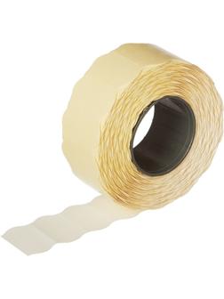 Этикет-лента Эконом 22х12 белая волна 1000шт/рул 10рул/уп