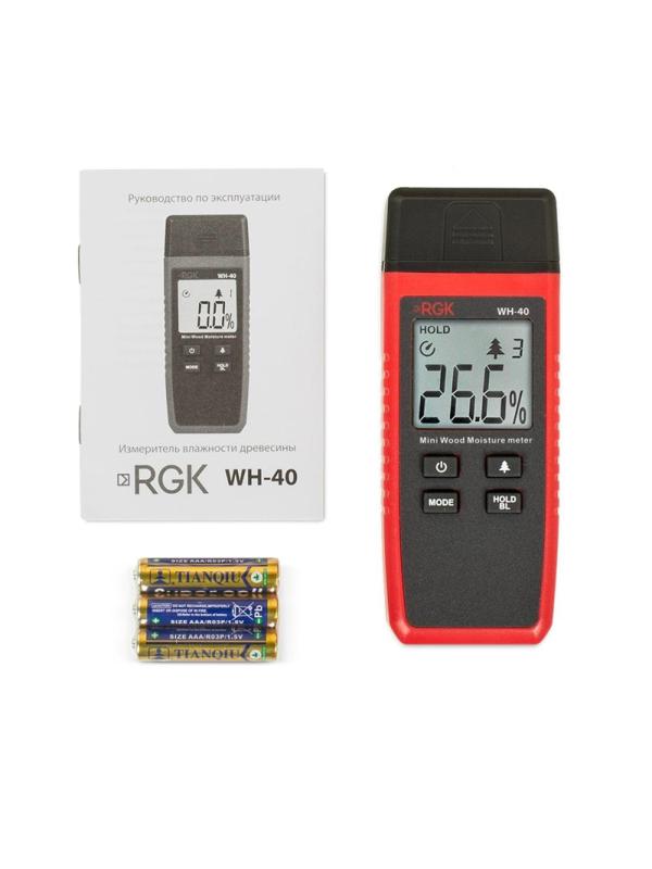 Измеритель влажности древесины RGK WH-40(776295)