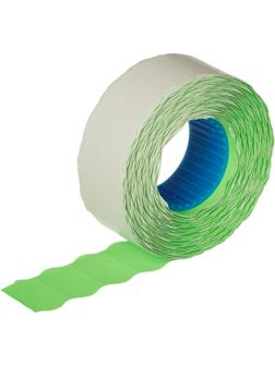 Этикет-лента Эконом 22х12 зел волна 1000шт/рул 10рул/уп