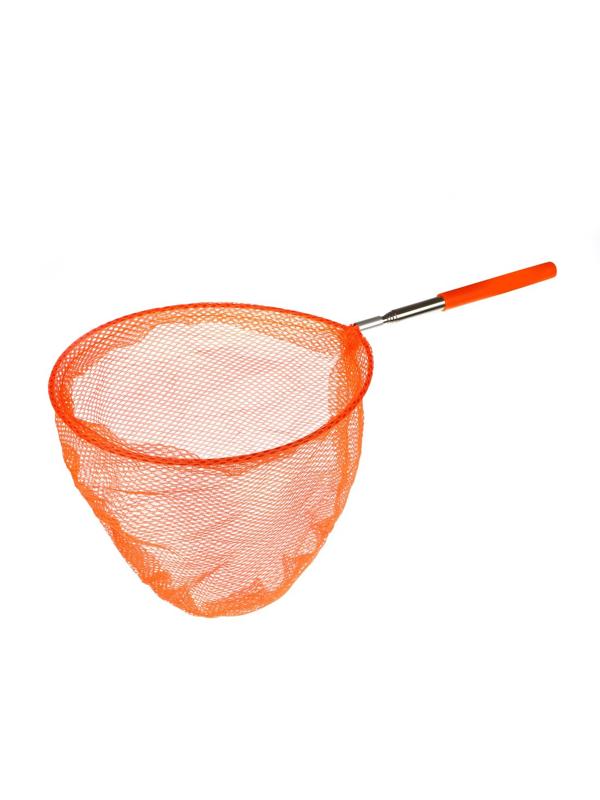 Сачок детский 20 см, регулируемая ручка 15-65 см, в ассорт.