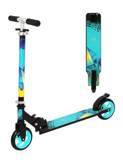 Самокат X-Match Galaxy, 145 мм PU 100% алюм., бирюза