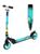 Самокат X-Match Galaxy, 145 мм PU 100% алюм., бирюза