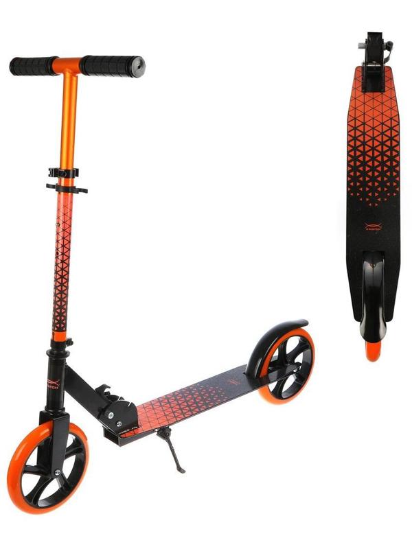 Самокат X-Match Delta, анодирован., 200 мм PU, оранжевый