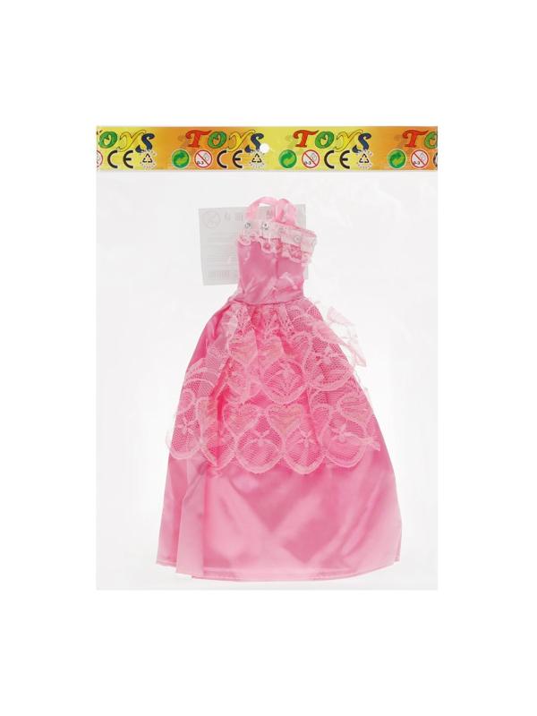 Платье для куклы в ассорт., пакет