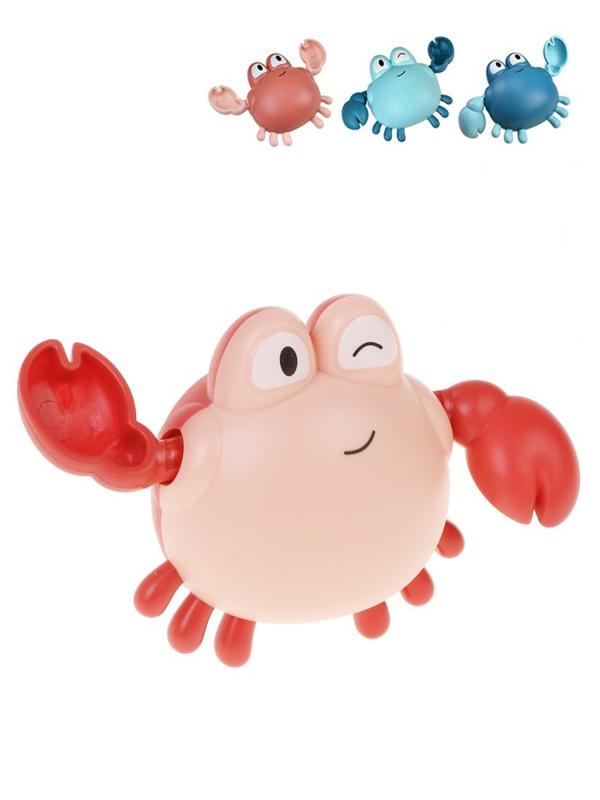 Игрушка для ванны заводная Крабик, в ассорт., пакет
