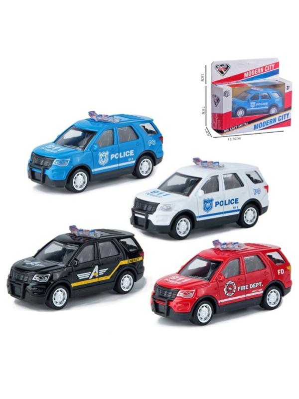 Машина металлическая, инерционная, коробка, в ассортименте