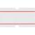 Этикет-лента 21,5х12 прямая белая с красной полосой, 1000шт/рул,10рул/уп