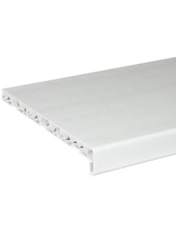 Подоконник ПВХ,белый, 3000х250 мм