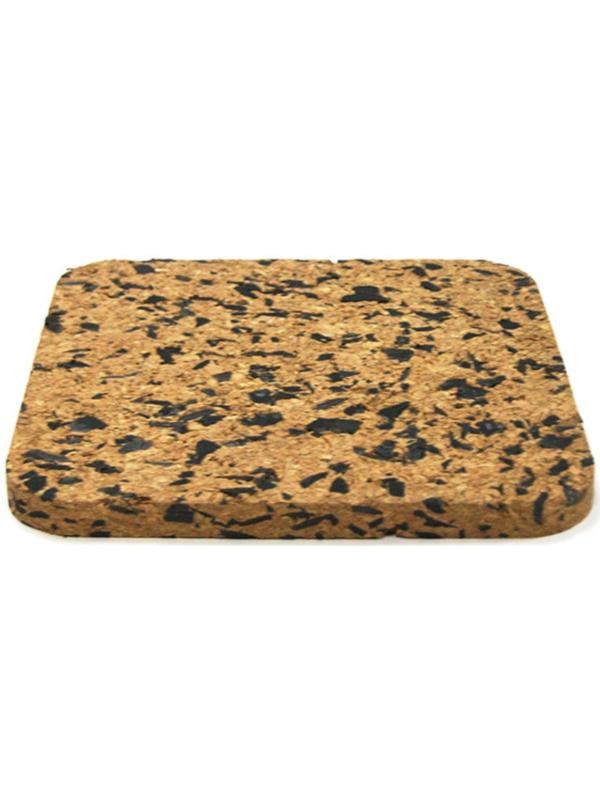 Подставка под горячее, квадратная, 14 х 14,5 см, пробка