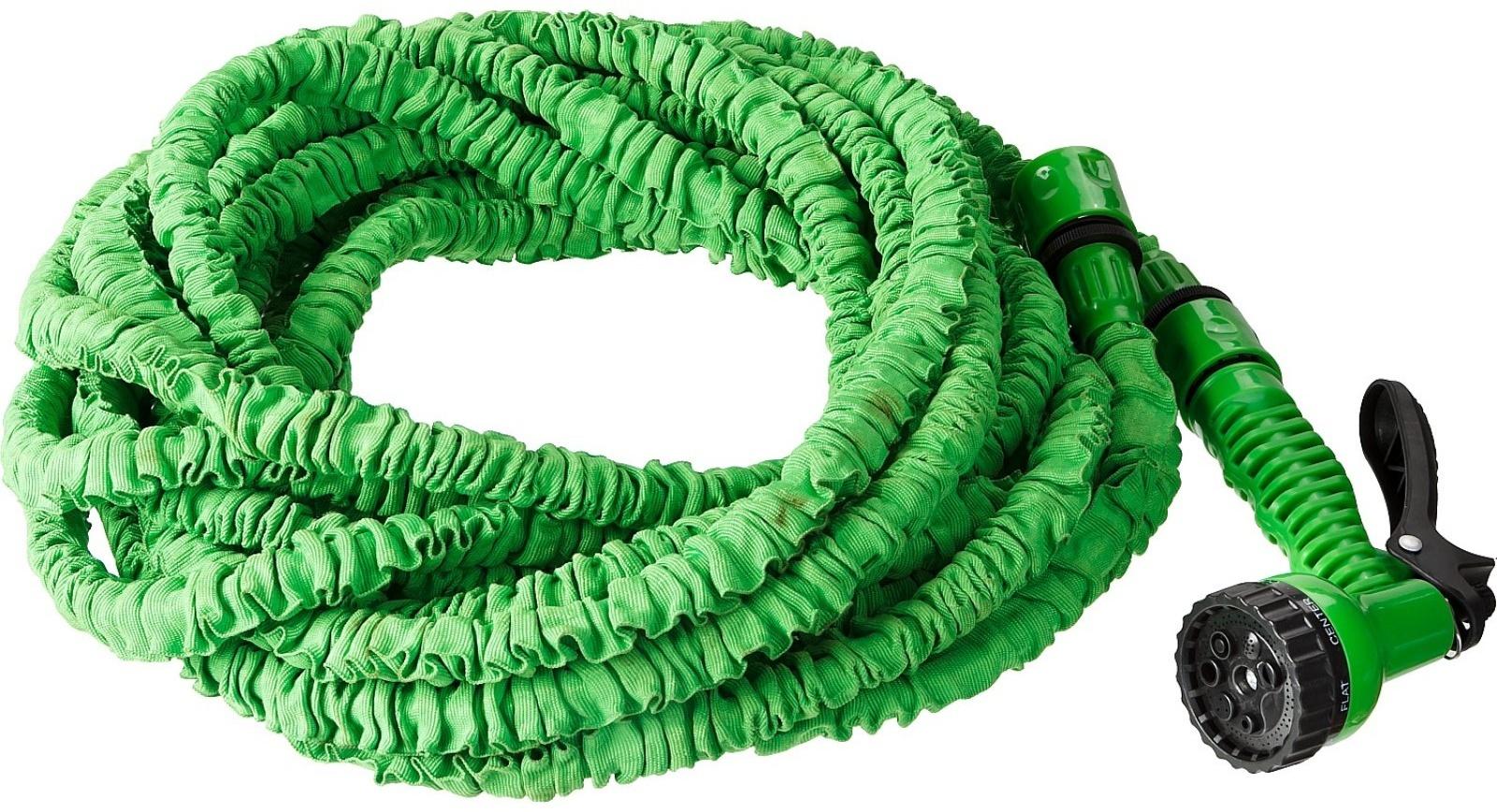 Шланг растягивающийся, L=15 м, пистолет-распылитель 7 режимов, «Росток»