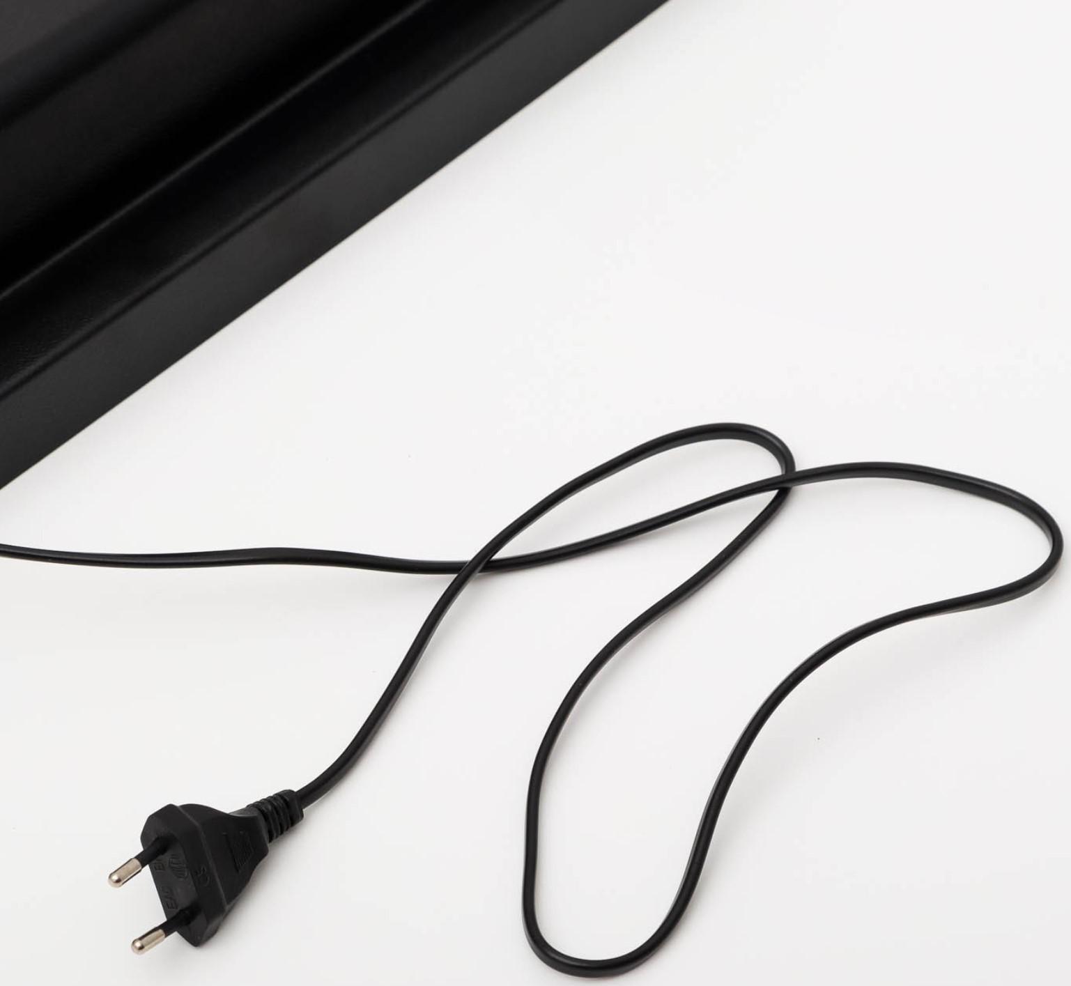 Террариум 37 л, с крышкой, черный