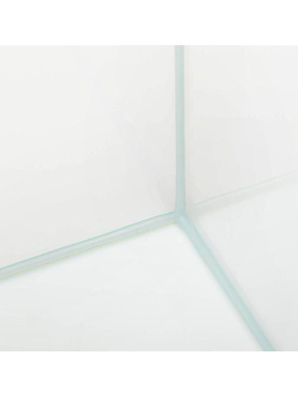 Террариум 37 л, с крышкой, черный