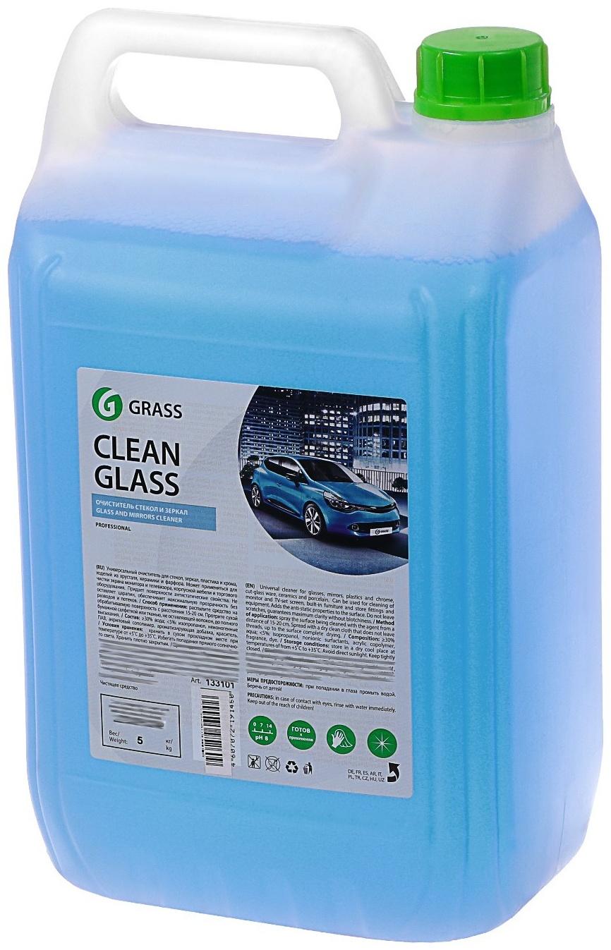 Очиститель стекол Grass Clean Glass Антистатик, 5 л