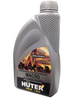Масло моторное Huter 73/8/1/1, 10W-40, полусинтетическое для 4Т двигателей, 1 л
