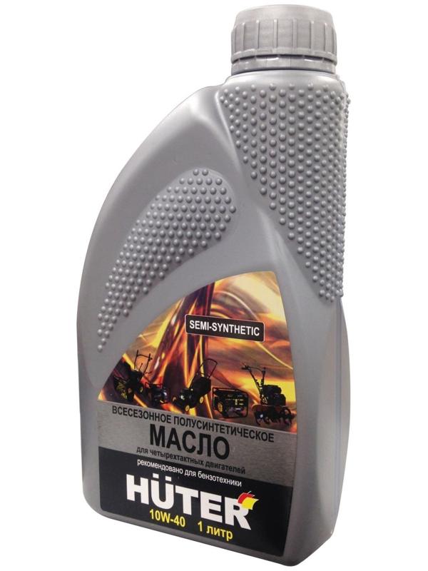 Масло моторное Huter 73/8/1/1, 10W-40, полусинтетическое для 4Т двигателей, 1 л