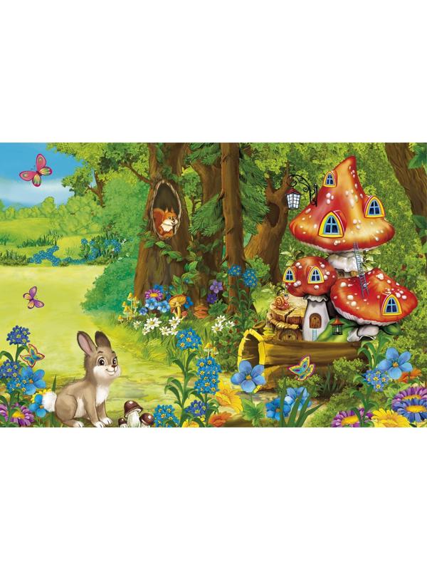 Фотобаннер, 250 × 150 см, с фотопечатью, люверсы шаг 1 м, «Заячья нора»