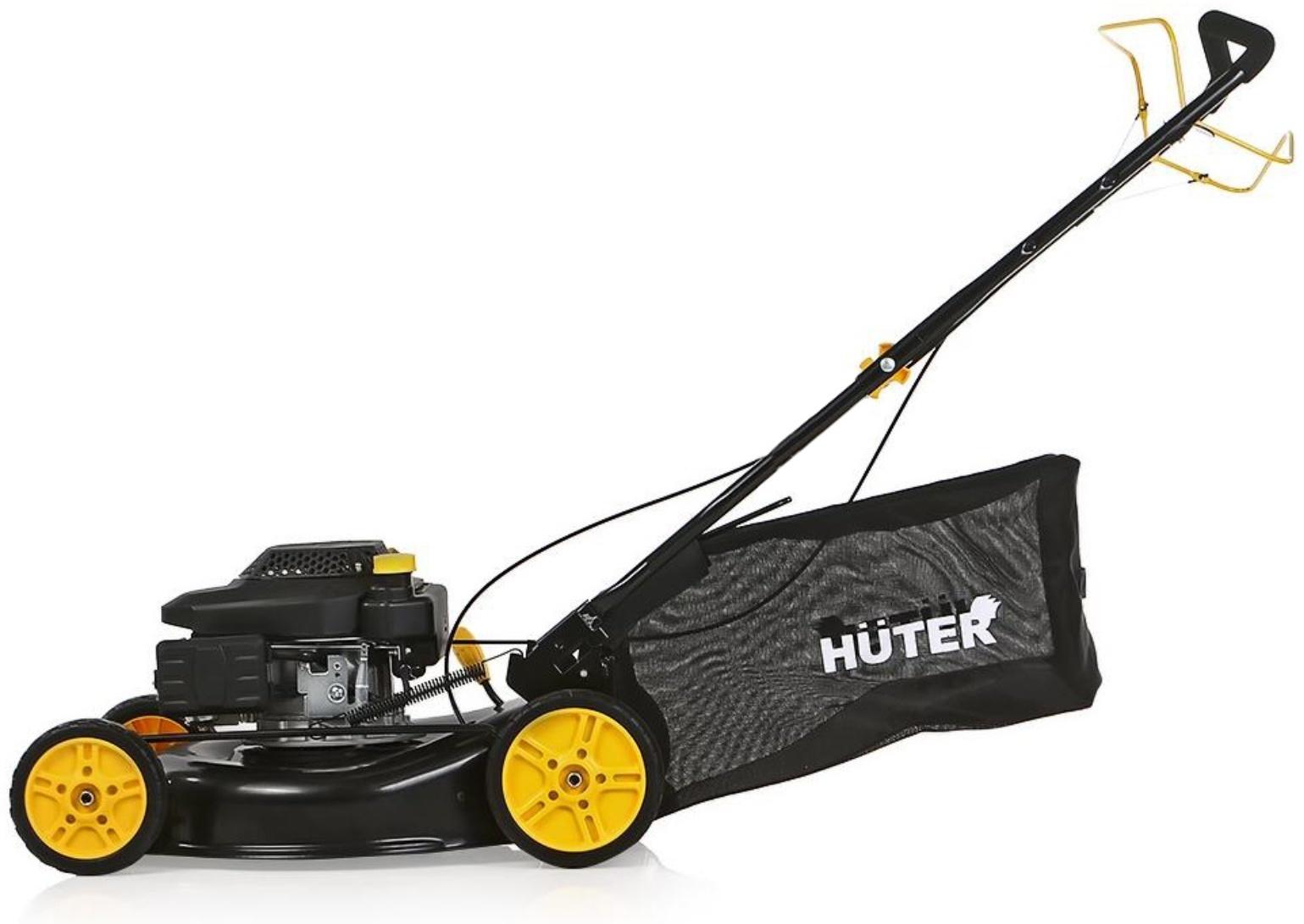 Газонокосилка бензиновая Huter GLM-5.0ST, 5 л.с., ширина/высота 46 см/35-85 мм, 1.5 л