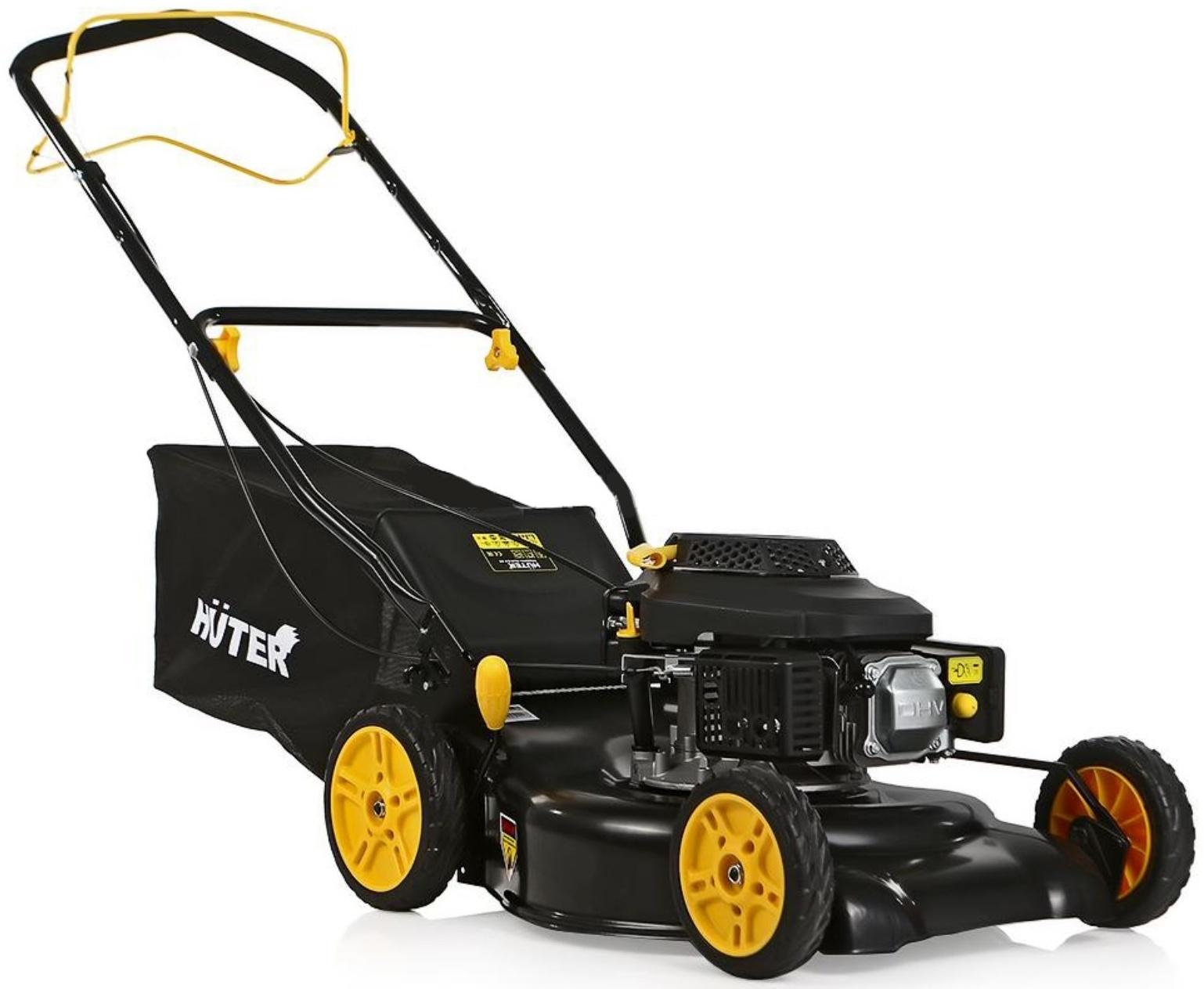 Газонокосилка бензиновая Huter GLM-5.0ST, 5 л.с., ширина/высота 46 см/35-85 мм, 1.5 л