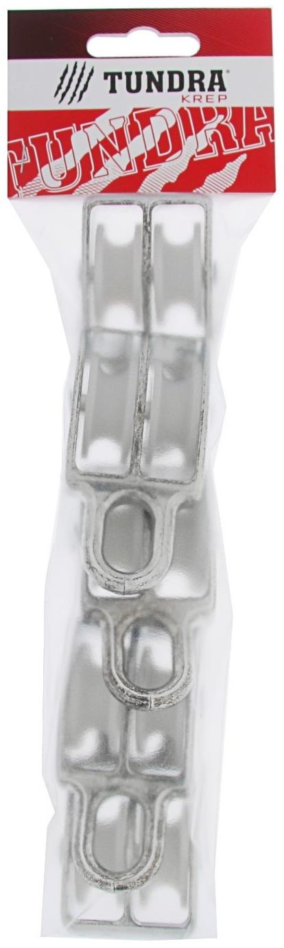 Блок двойной ТУНДРА krep, с нейлоновым шкивом, 30 мм, 1 шт.