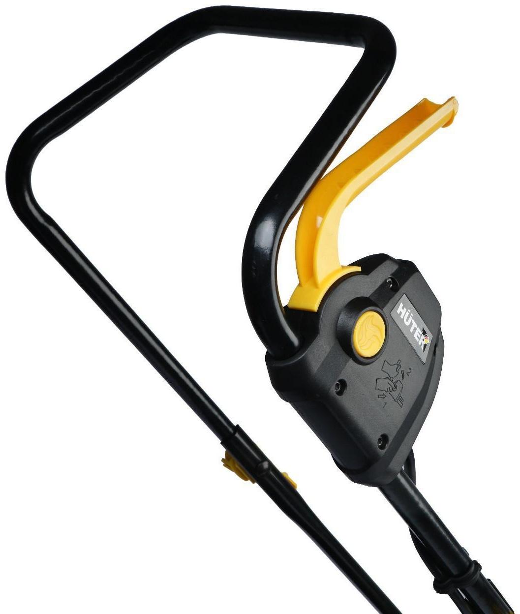 Газонокосилка электрическая Huter ELM-1000, 1000 Вт, 3100 об/мин, ширина/высота 32/25-65 см