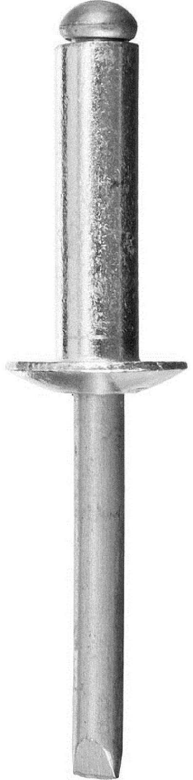 Заклёпки STAYER Pro-FIX, вытяжные, алюминий, 6,4х12 мм, неокрашенные, 25 шт