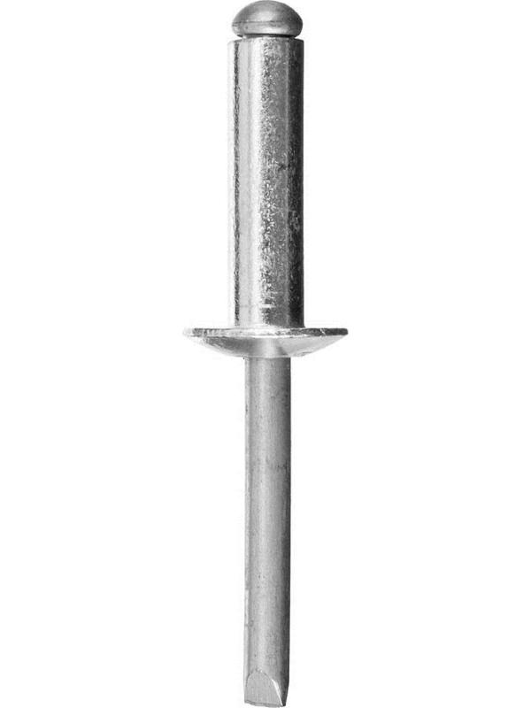 Заклёпки STAYER Pro-FIX, вытяжные, алюминий, 6,4х12 мм, неокрашенные, 25 шт