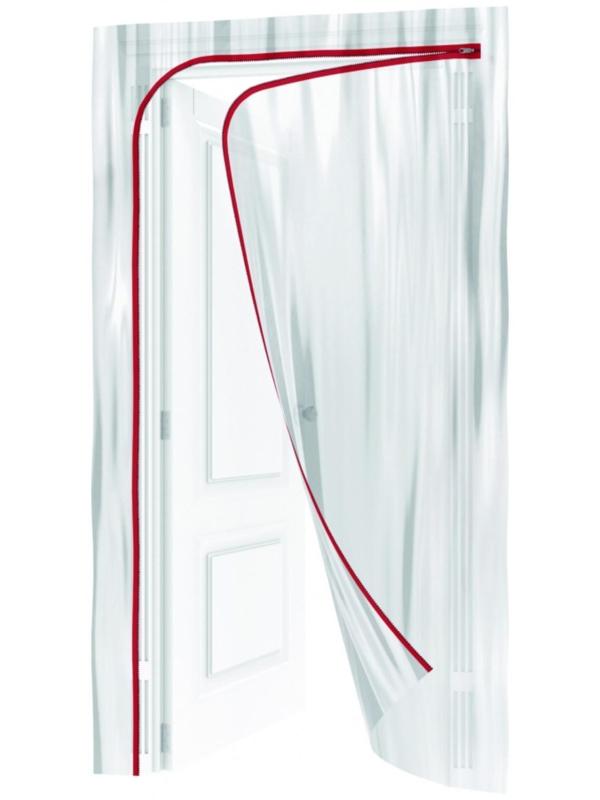 Строительная пленка на дверь MATRIX 88758, 220х120 см, на молнии, с малярной лентой