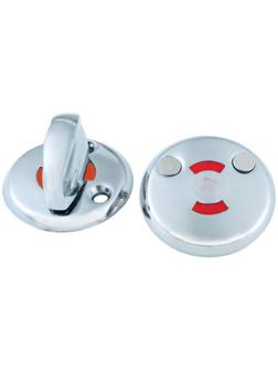 Завертка дверная SOLLER, 0350WC, цвет хром