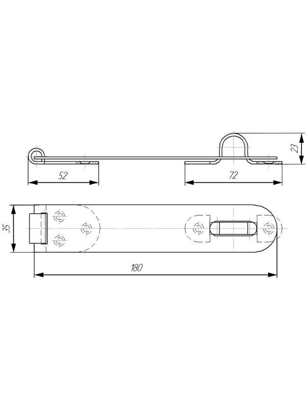 Накладка дверная 