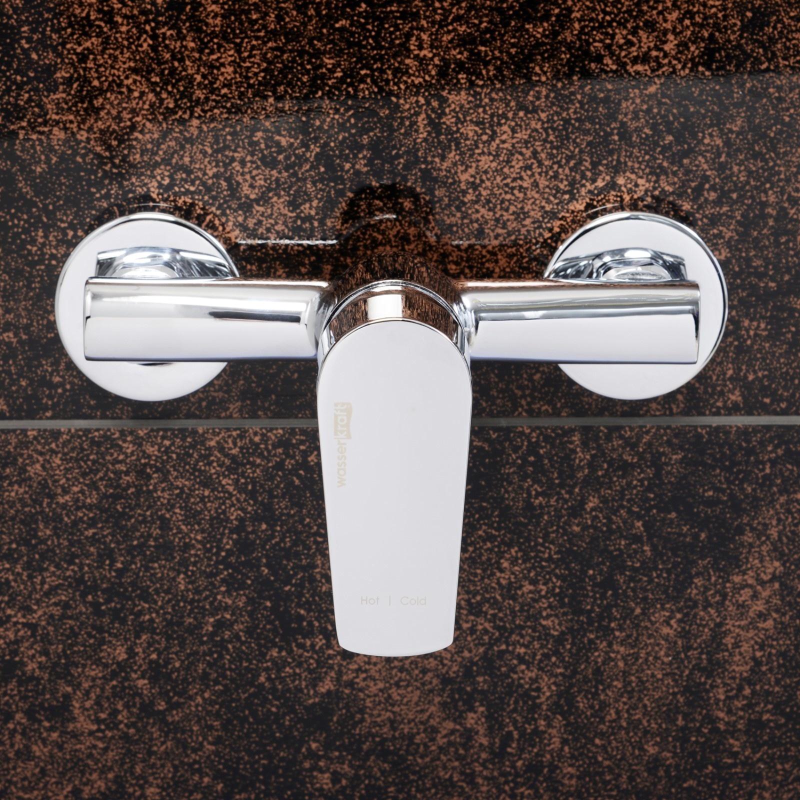 Смеситель для душа WasserKraft Dill 6102, однорычажный, без излива, хром