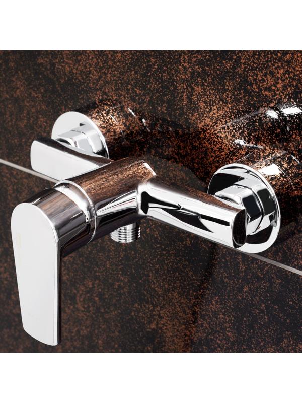 Смеситель для душа WasserKraft Dill 6102, однорычажный, без излива, хром