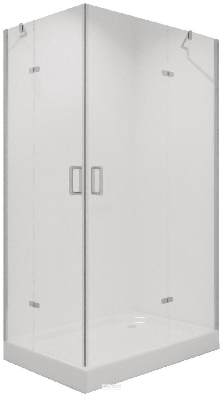 Душевое ограждение NG-6618-08, 120х90х190 см, без поддона, стекло прозрачное, 1 место