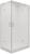 Душевое ограждение NG-6618-08, 120х90х190 см, без поддона, стекло прозрачное, 1 место